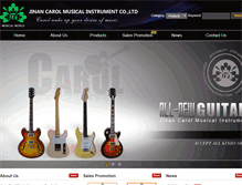Tablet Screenshot of carolmusic.net